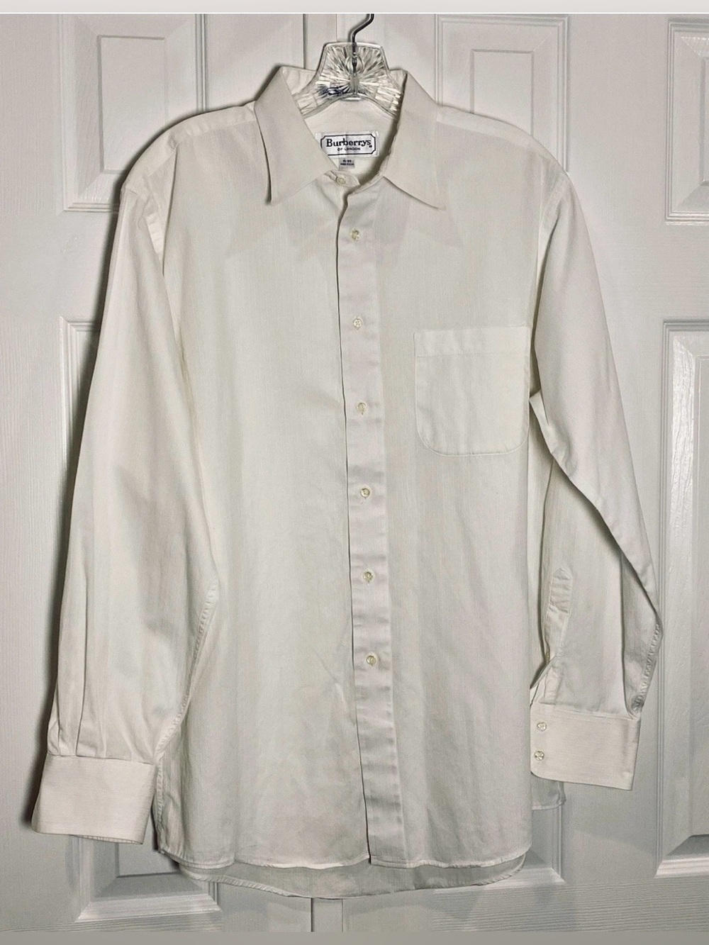 Authentic Vintage Burberrys White Men’s Dress Shirt Size 16 - 34